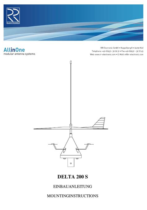 RR Electronic HAWAII 4G Mounting Instructions 